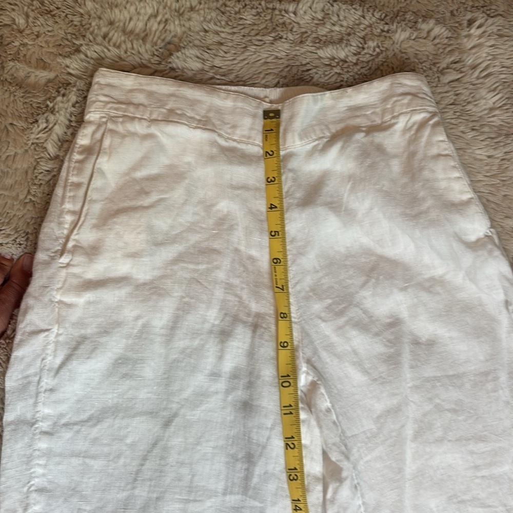 Christian Siriano 100% Linen Pull On Pants - Picture 3 of 6